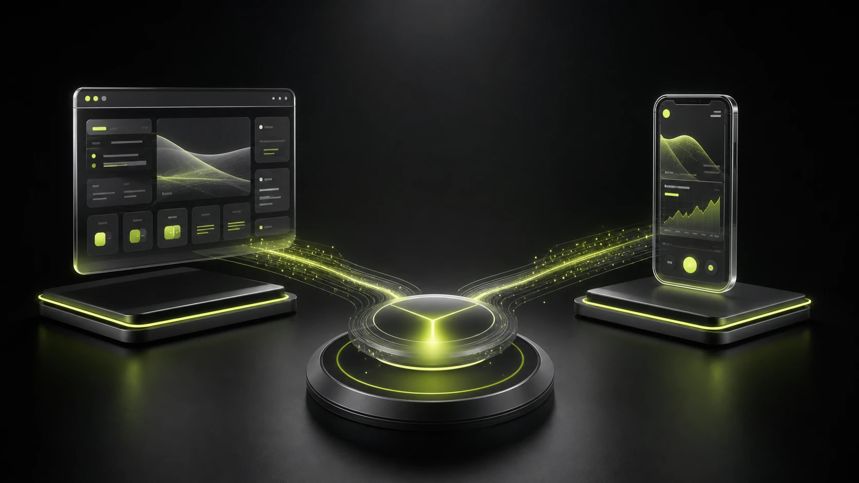 Illustration du choix entre application web et application mobile