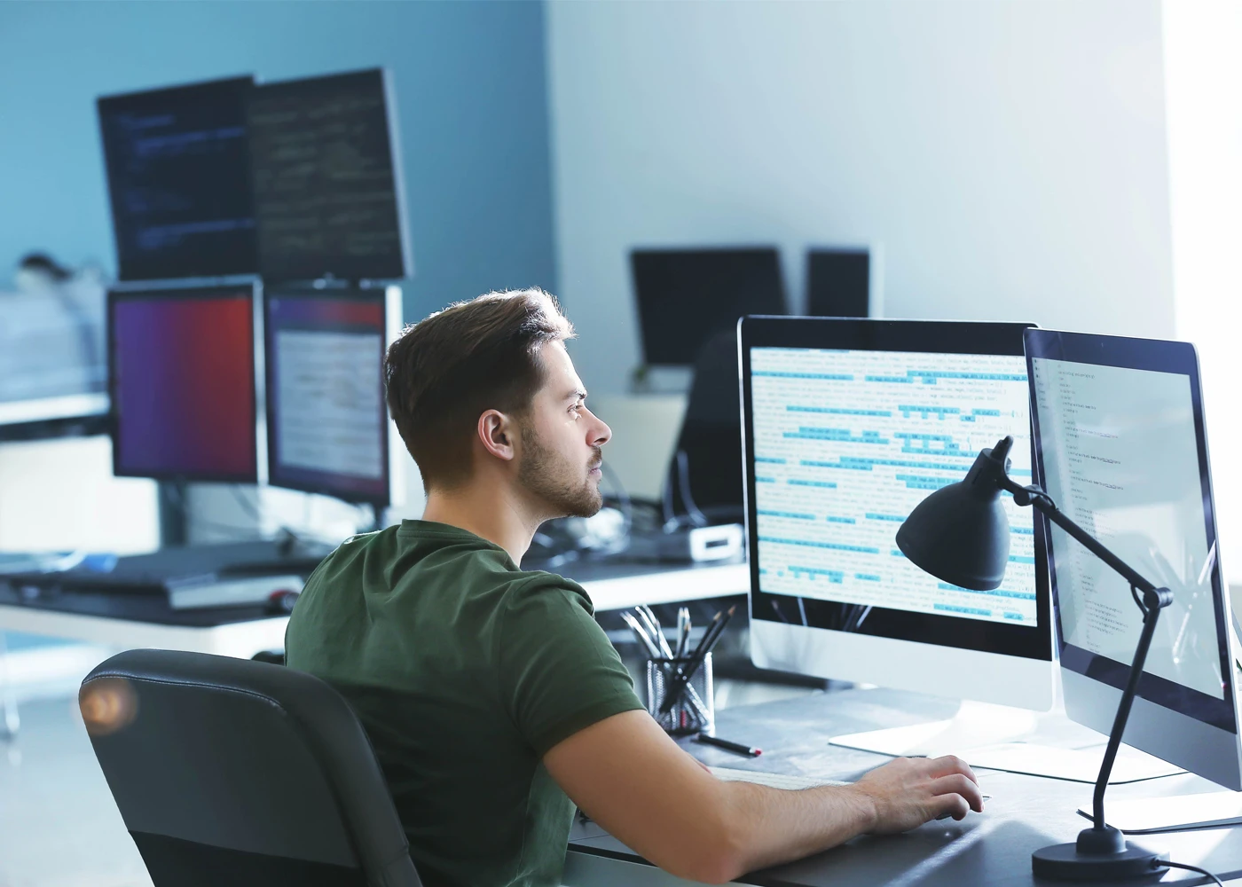 Écran présentant du code informatique