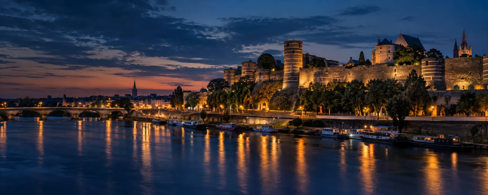 Vue emblématique de Angers