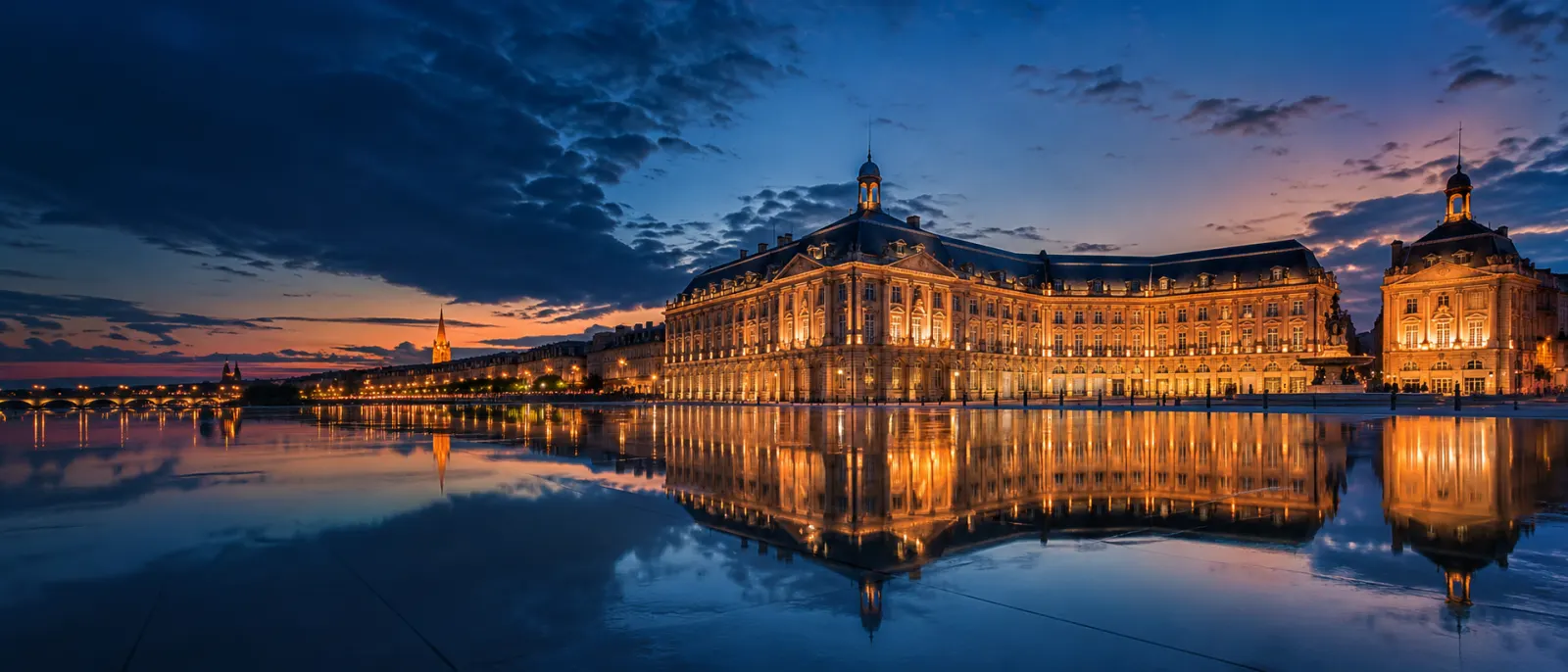 Vue emblématique de Bordeaux