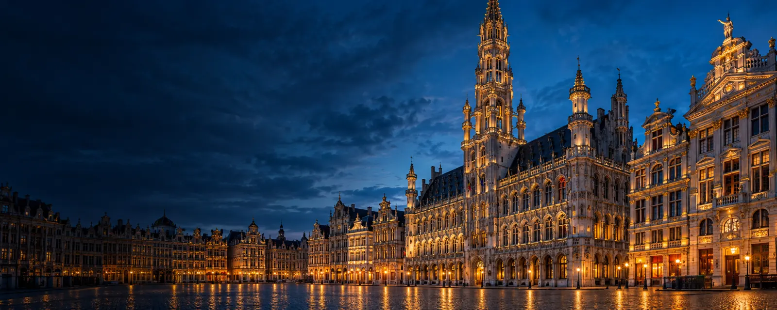 Vue emblématique de Bruxelles