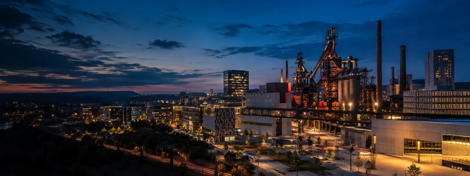 Vue emblématique de Esch-sur-Alzette
