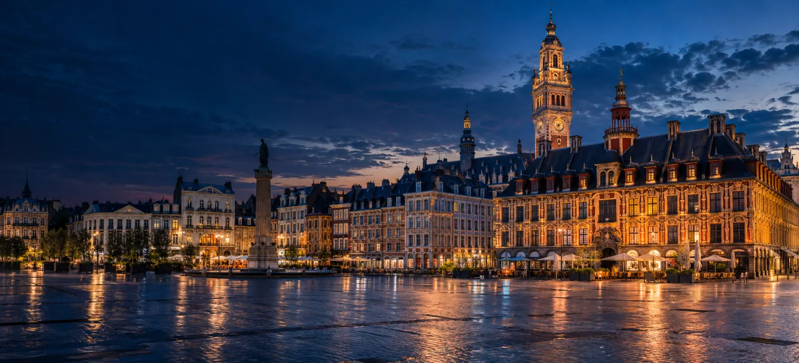 Vue emblématique de Lille