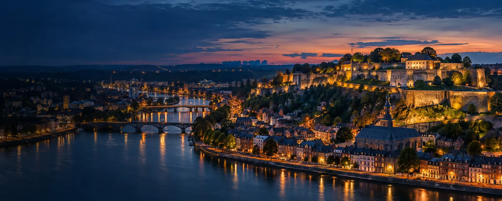 Vue emblématique de Namur