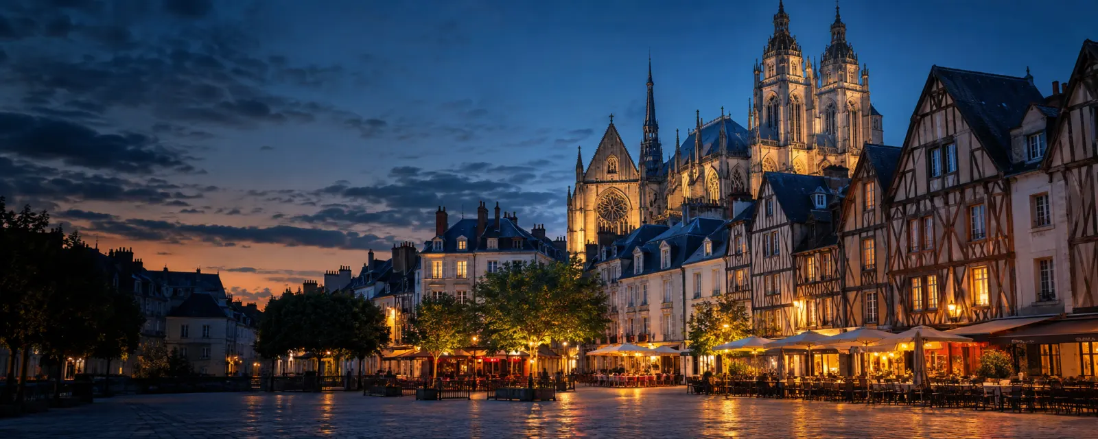 Vue emblématique de Tours